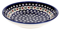 A picture of a Polish Pottery W.R. Pasta Bowl (Mosquito) | WR5E-SM3 as shown at PolishPotteryOutlet.com/products/pasta-bowl-mosquito