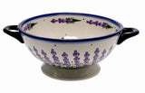 Bowl, Round, Colander/Berry, 7.75", WR (WR62A) in "Lavender Fields" by W.R. Ceramika | WR62A-BW4