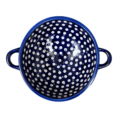 Bowl, Round, Colander/Berry, 7.75", WR (WR62A) in "Dot to Dot" by W.R. Ceramika | WR62A-SM2