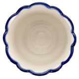 Flower Pot, Scalloped, WR (WR66B) in "Modern Blue Cascade" by W.R. Ceramika | WR66B-GP1