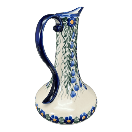 Pitcher, Lotos, 0.8 Liter, WR (WR7E) in "Modern Blue Cascade" by W.R. Ceramika | WR7E-GP1