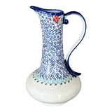 Pitcher, Lotos, 0.8 Liter, WR (WR7E) in "Dancing Flowers" by W.R. Ceramika | WR7E-WR39