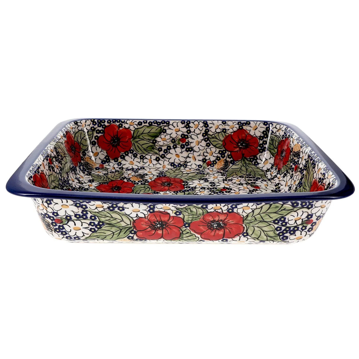 Baker, Lasagna Pan, 11" x 14" in "Poppies & Posies" by Manufaktura | Z139S-IM02