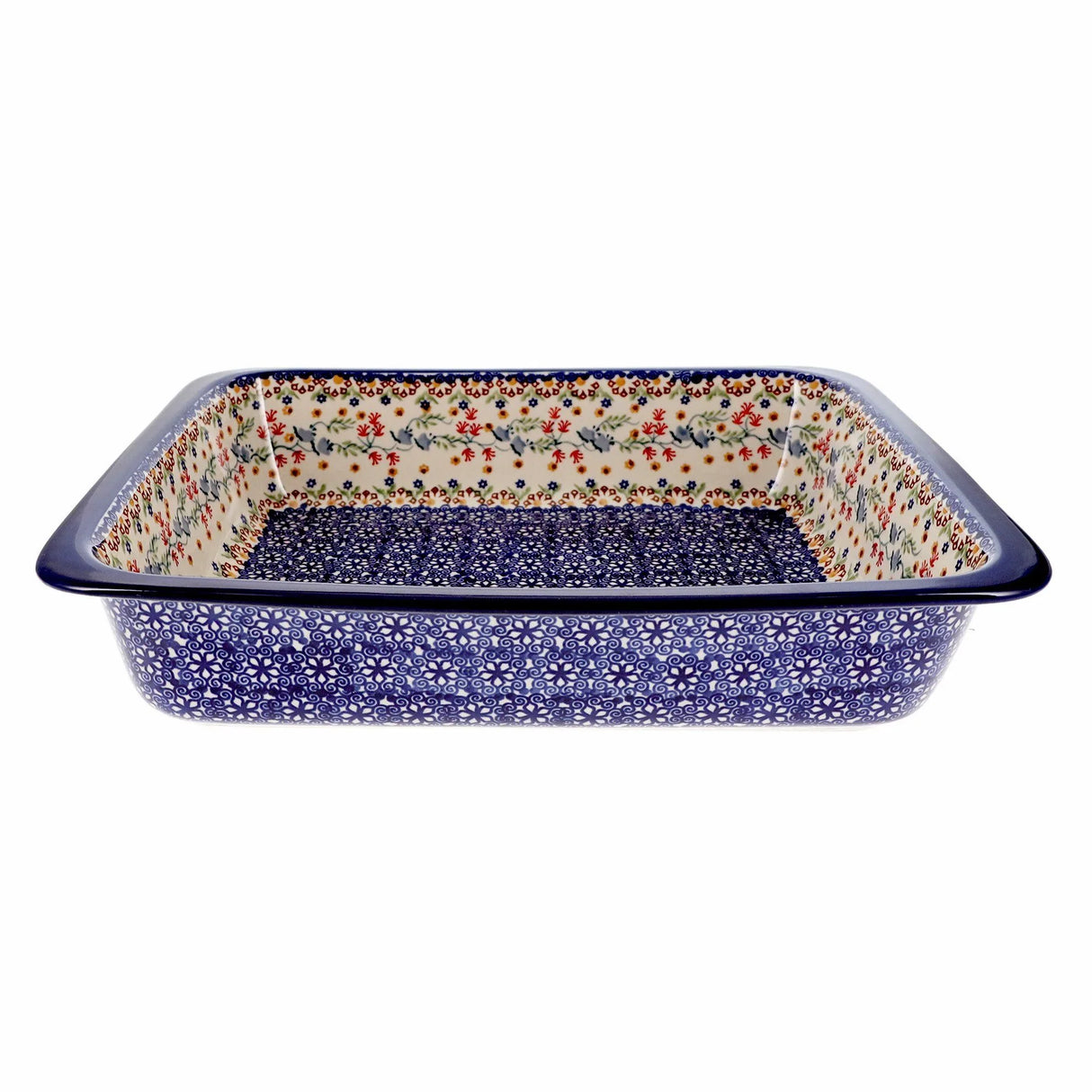 Baker, Lasagna Pan, 11" x 14" in "Wildflower Delight" by Manufaktura | Z139S-P273