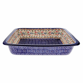 Polish Pottery Lasagna Pan (Wildflower Delight) | Z139S-P273 Additional Image at PolishPotteryOutlet.com