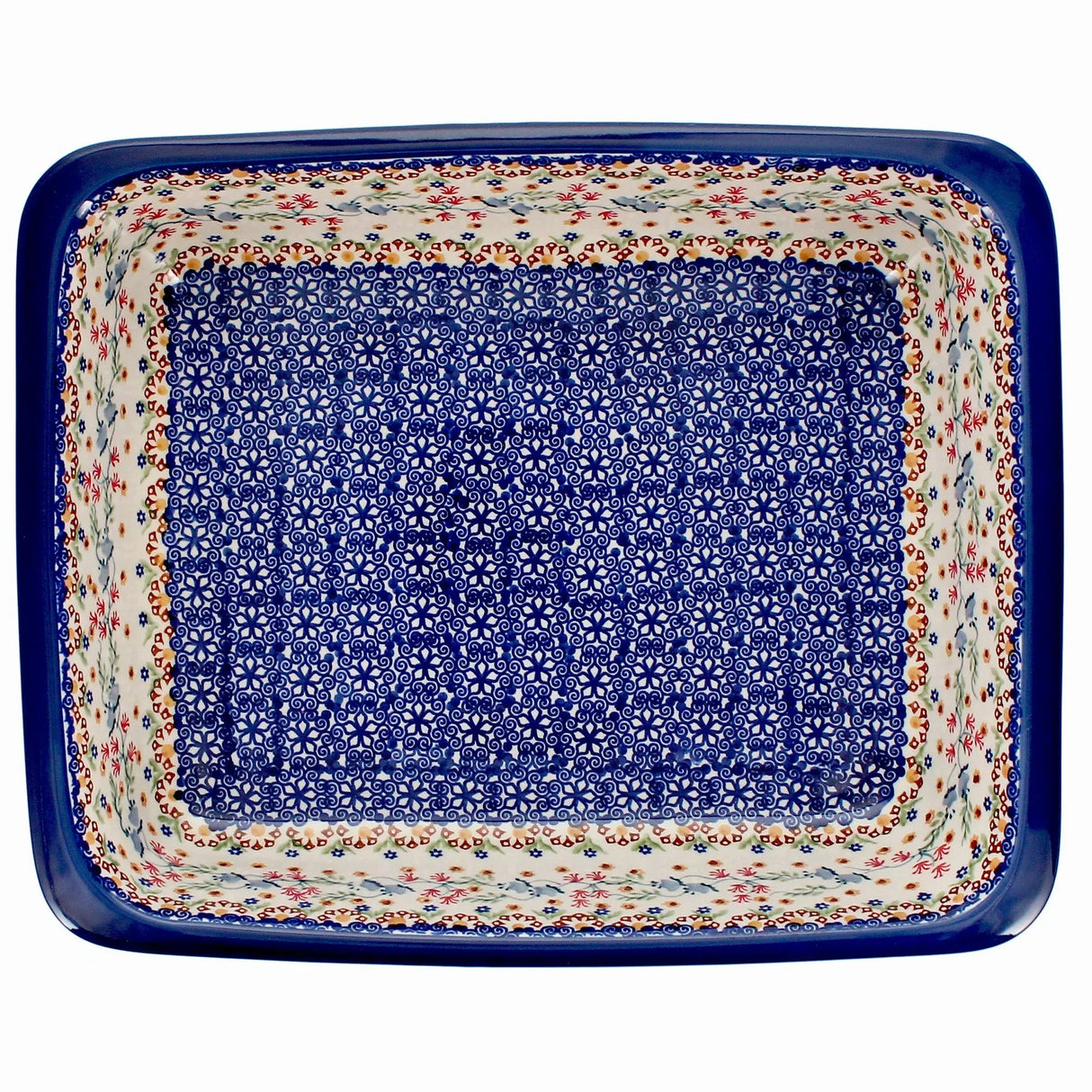 Baker, Lasagna Pan, 11" x 14" in "Wildflower Delight" by Manufaktura | Z139S-P273