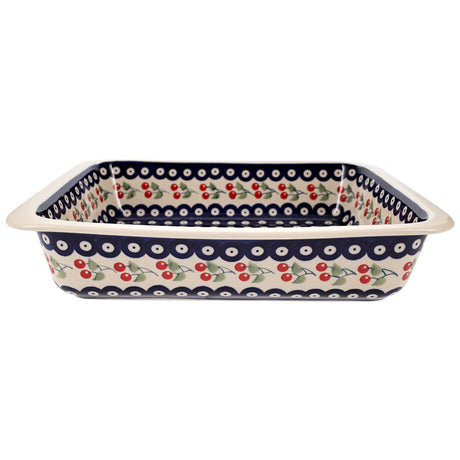 Baker, Lasagna Pan, 11" x 14" in "Cherry Dot" by Manufaktura | Z139T-70WI