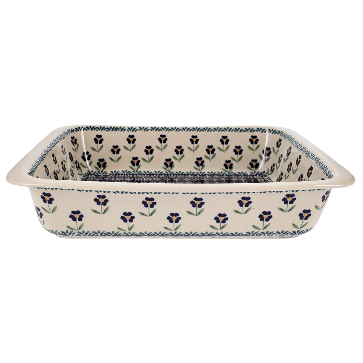 Baker, Lasagna Pan, 11" x 14" in "Forget Me Not" by Manufaktura | Z139T-ASS