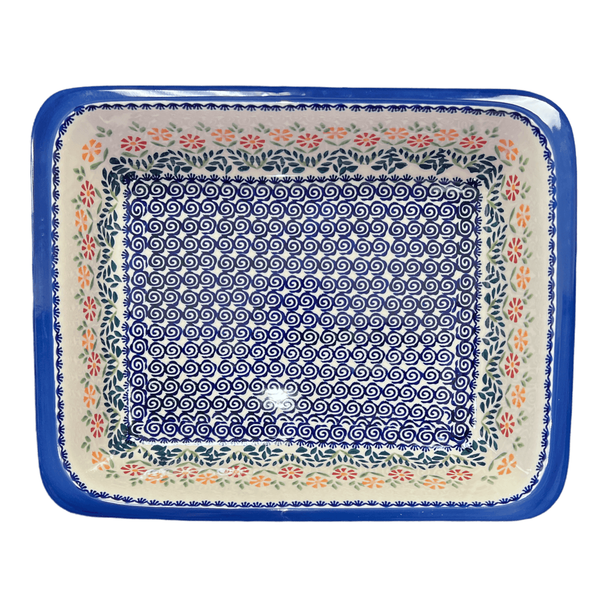 Baker, Lasagna Pan, 11" x 14" in "Flower Power" by Manufaktura | Z139T-JS14