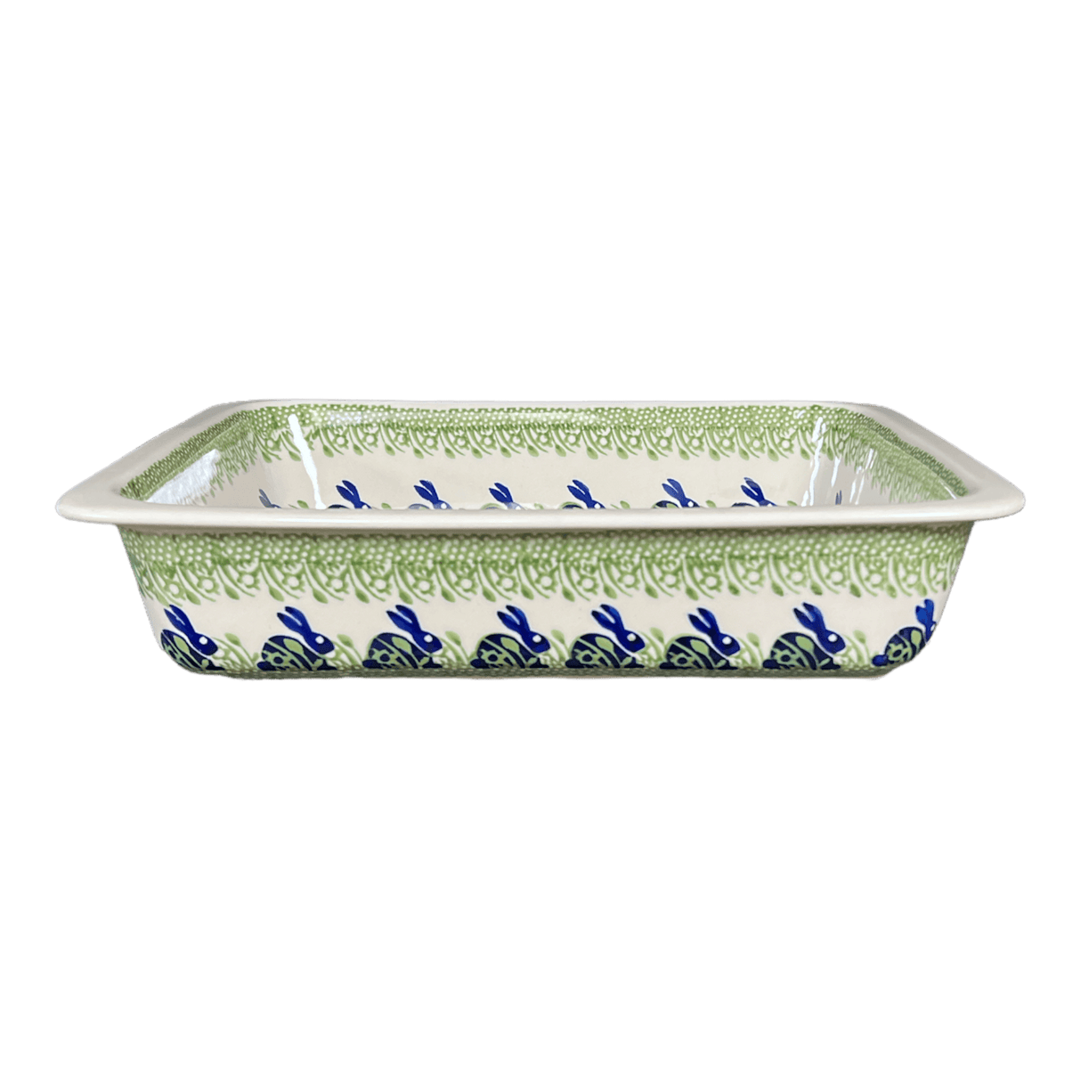 Baker, Lasagna Pan, 11" x 14" in "Bunny Love" by Manufaktura | Z139T-P324