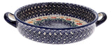 Casserole, Round, Handles, 9.25" in "Flower Power" by Manufaktura | Z140T-JS14