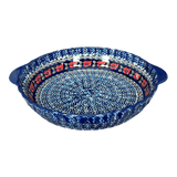 Baker, Round, Pie Plate, Handles, 9.75" in "Crimson Twilight" by Manufaktura | Z148S-WK63