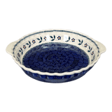 Baker, Round, Pie Plate, Handles, 9.75" in "Morning Glory" by Manufaktura | Z148T-GI