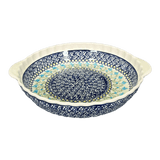 Baker, Round, Pie Plate, Handles, 9.75" in "Riverdance" by Manufaktura | Z148T-IZ3