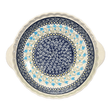Baker, Round, Pie Plate, Handles, 9.75" in "Riverdance" by Manufaktura | Z148T-IZ3