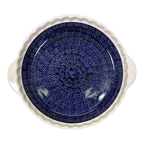 Baker, Round, Pie Plate, Handles, 9.75" in "Night Sky" by Manufaktura | Z148T-MARM