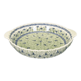 Baker, Round, Pie Plate, Handles, 9.75" in "Riverbank" by Manufaktura | Z148T-MC15