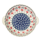 Baker, Round, Pie Plate, Handles, 9.75" in "Summer Blossoms" by Manufaktura | Z148T-P232