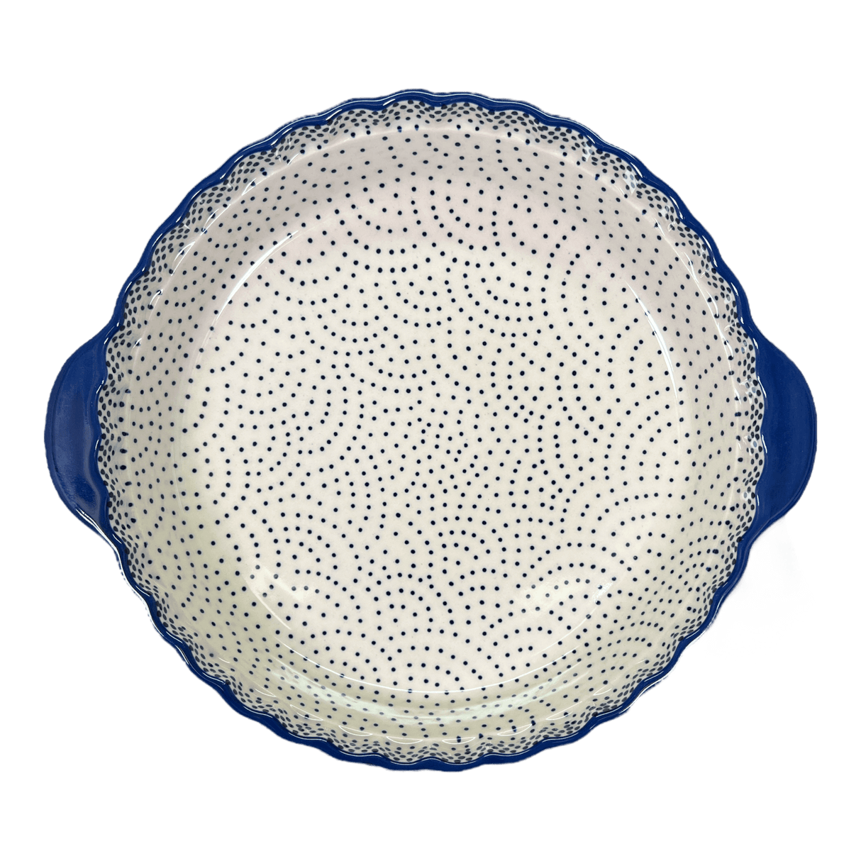 Baker, Round, Pie Plate, Handles, 9.75" in "Misty Blue" by Manufaktura | Z148U-61A