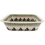 Baker, Square, 11.5" Deep in "Bunny Love" by Manufaktura | Z149T-P324