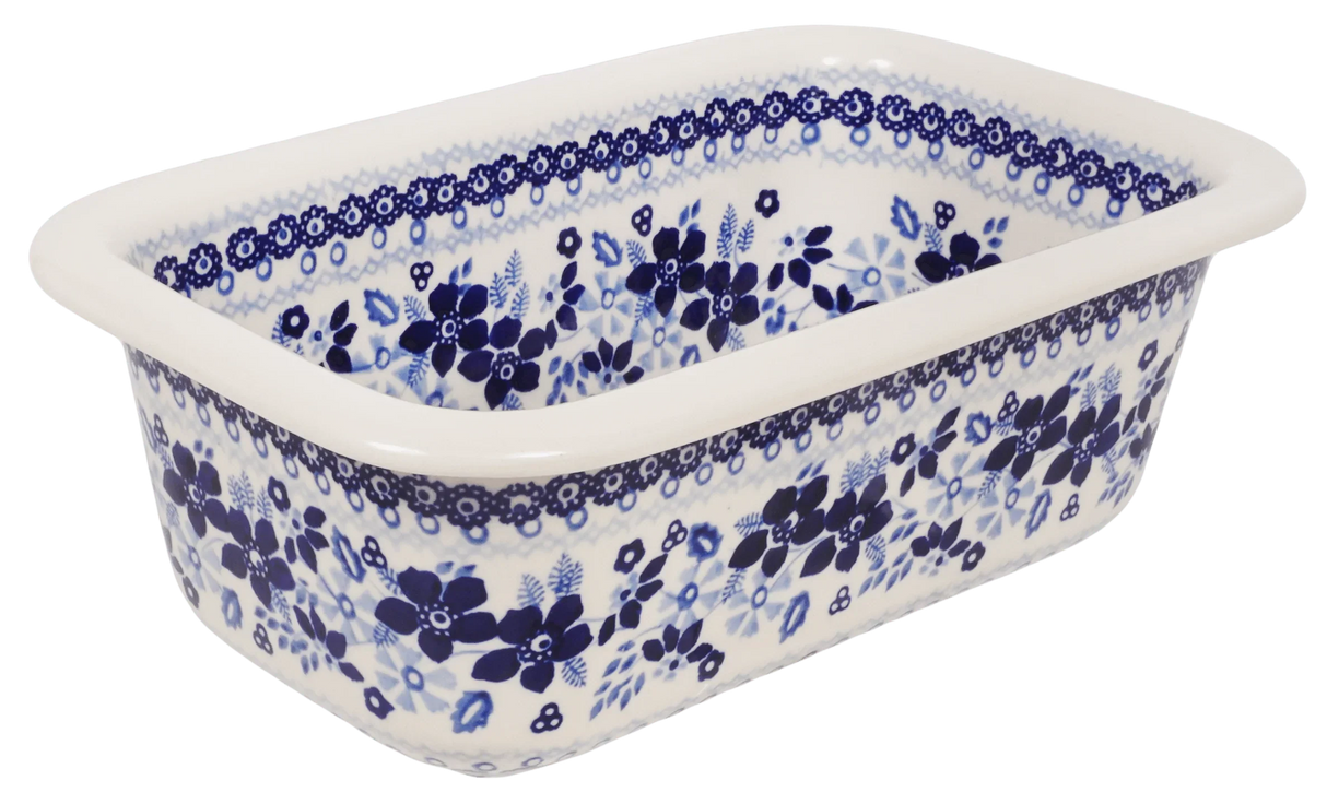 Baker, Bread, 9.5" x 6" in "Duet in Blue" by Manufaktura | Z150S-SB01