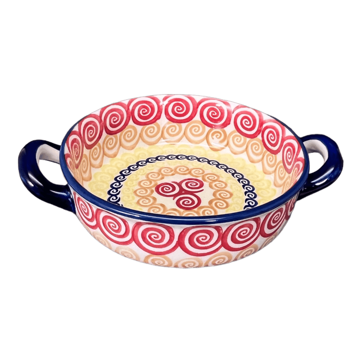 Casserole, Round, Small, 5" x 7.5" in "Psychedelic Swirl" by Manufaktura | Z153M-CMZK