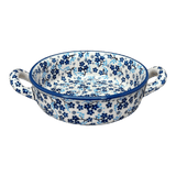 Casserole, Round, Small, 5" x 7.5" in "Scattered Blues" by Manufaktura | Z153S-AS45