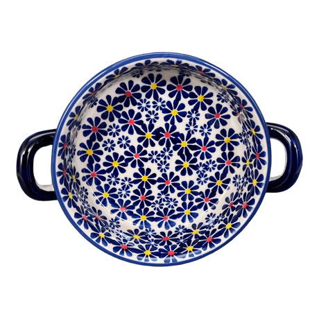 Casserole, Round, Small, 5" x 7.5" in "Field of Daisies" by Manufaktura | Z153S-S001