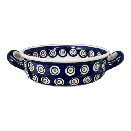 Casserole, Round, Small, 5" x 7.5" in "Peacock in Line" by Manufaktura | Z153T-54A