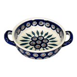 Casserole, Round, Small, 5" x 7.5" in "Peacock" by Manufaktura | Z153T-54