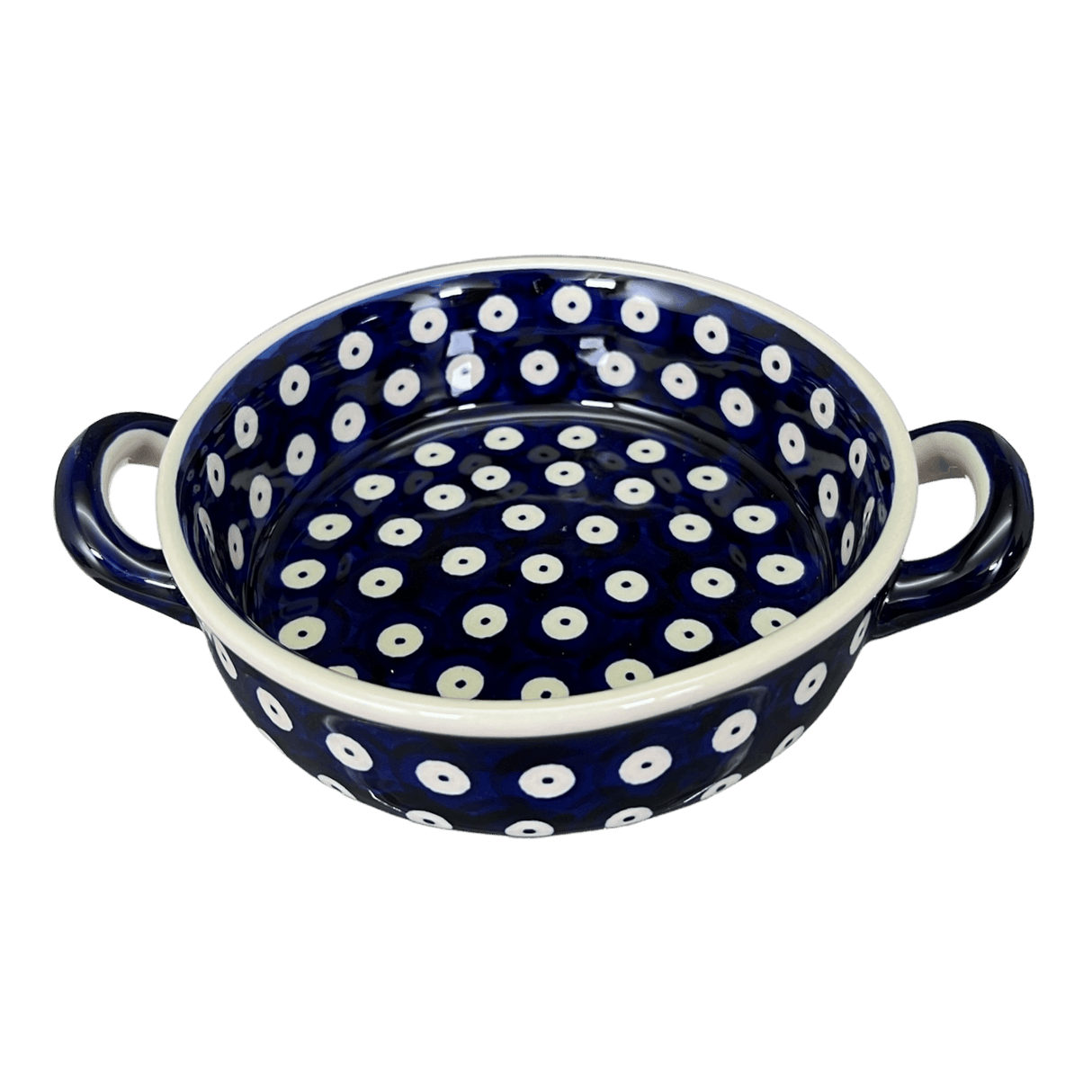 Casserole, Round, Small, 5" x 7.5" in "Dot to Dot" by Manufaktura | Z153T-70A