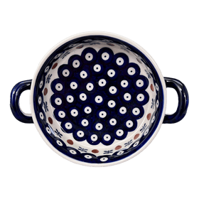 Polish Pottery Small Round Casserole (Mosquito) | Z153T-70 Additional Image at PolishPotteryOutlet.com