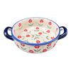 Polish Pottery Small Round Casserole (Simply Beautiful) | Z153T-AC61 at PolishPotteryOutlet.com
