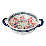 Casserole, Round, Small, 5" x 7.5" in "Floral Symmetry" by Manufaktura | Z153T-DH18