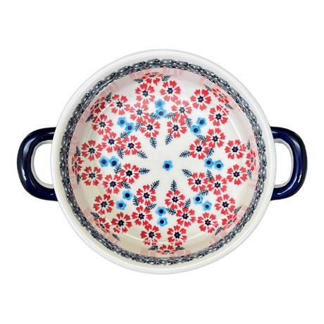 Casserole, Round, Small, 5" x 7.5" in "Floral Symmetry" by Manufaktura | Z153T-DH18