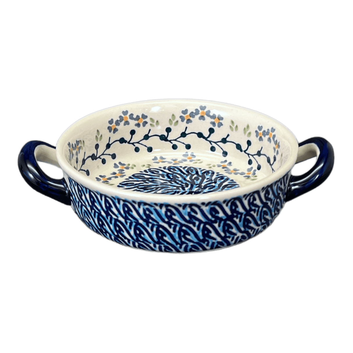 Casserole, Round, Small, 5" x 7.5" in "Baby Blue Eyes" by Manufaktura | Z153T-MC19