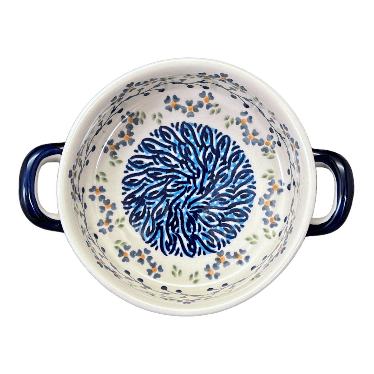 Casserole, Round, Small, 5" x 7.5" in "Baby Blue Eyes" by Manufaktura | Z153T-MC19