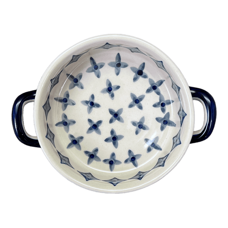 Casserole, Round, Small, 5" x 7.5" in "Field of Diamonds" by Manufaktura | Z153T-ZP04