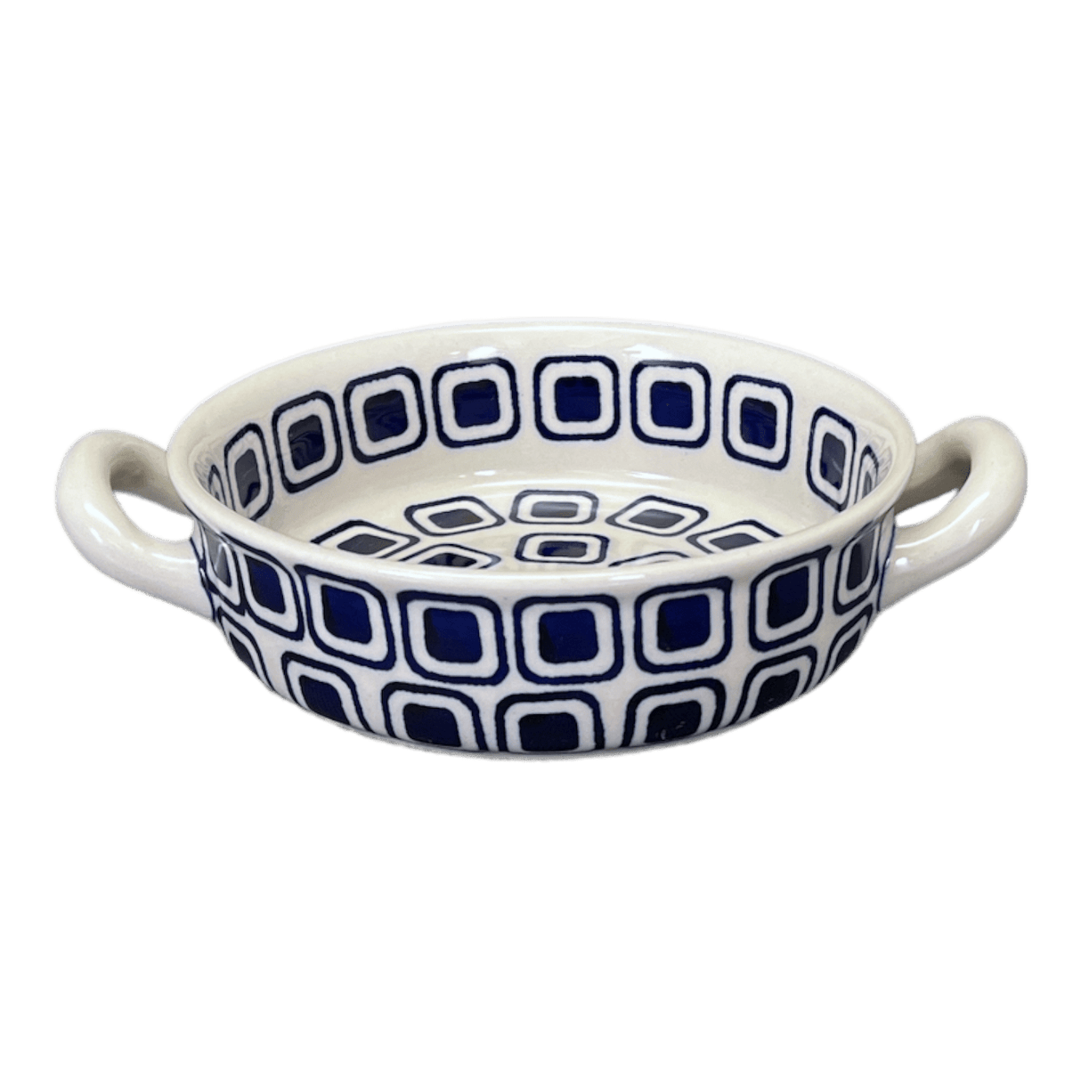 Casserole, Round, Small, 5" x 7.5" in "Navy Retro" by Manufaktura | Z153U-601A