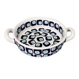 Casserole, Round, Small, 5" x 7.5" in "Blue Retro" by Manufaktura | Z153U-602A