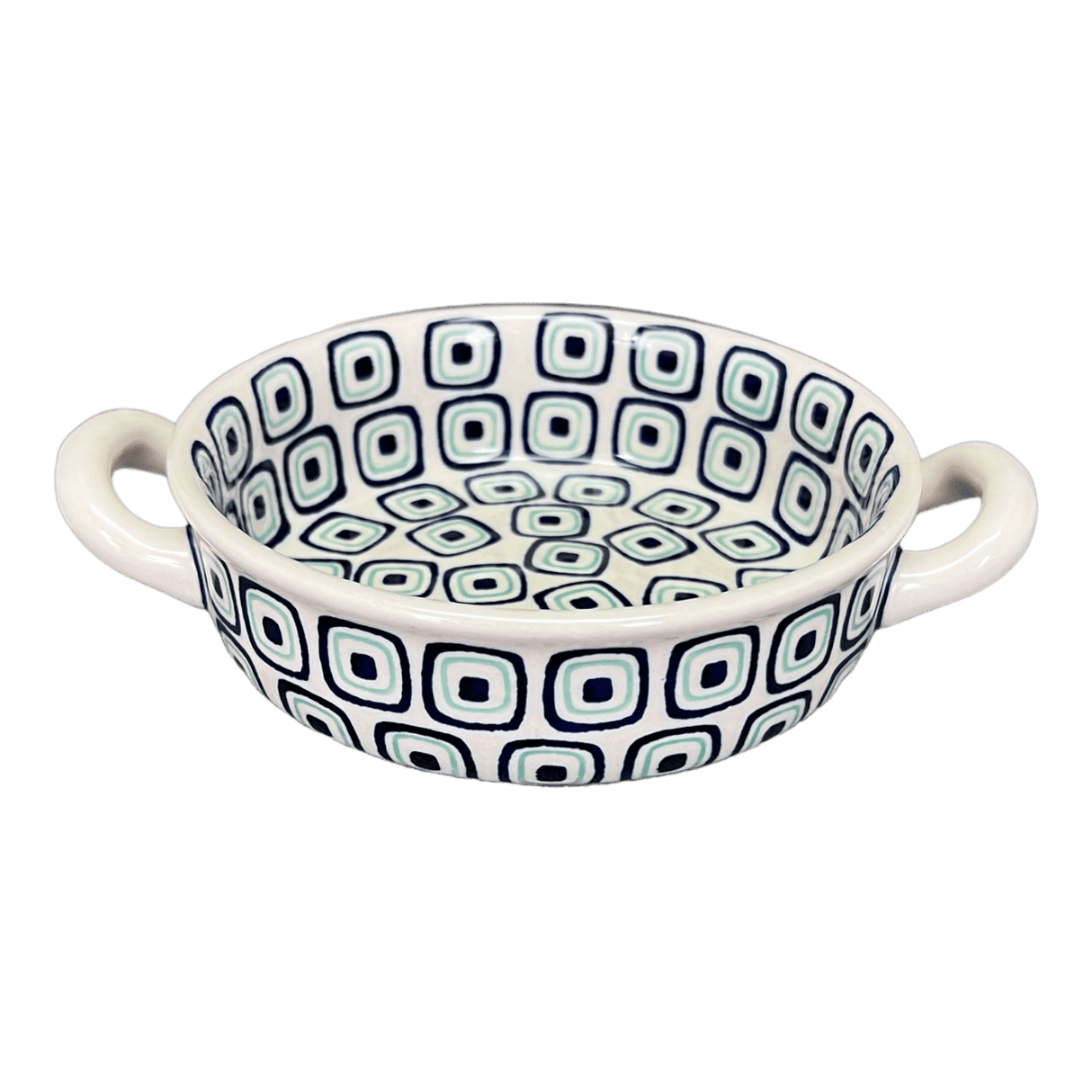 Casserole, Round, Small, 5" x 7.5" in "Green Retro" by Manufaktura | Z153U-604A