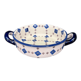 Casserole, Round, Small, 5" x 7.5" in "Diamond Quilt" by Manufaktura | Z153U-AS67