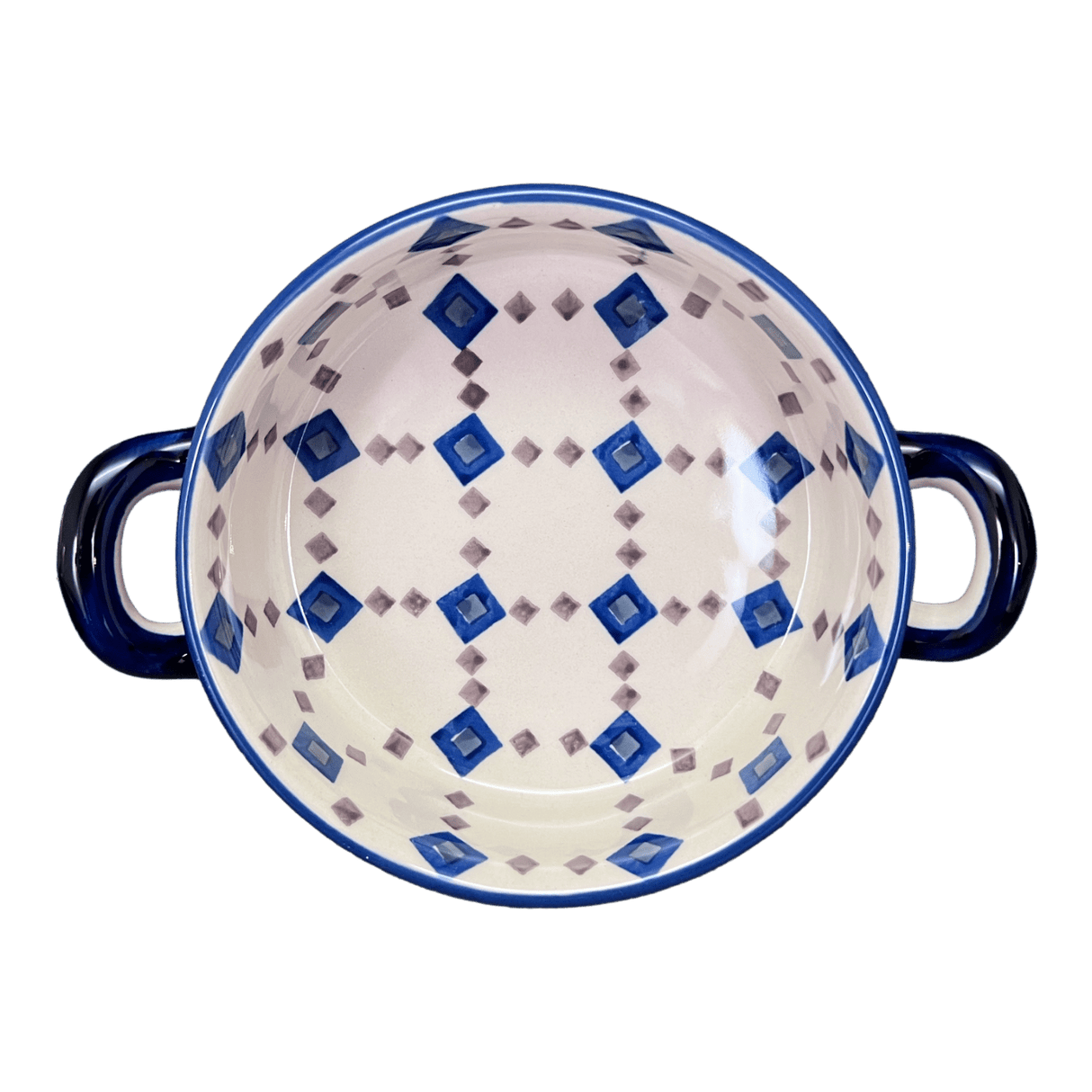 Casserole, Round, Small, 5" x 7.5" in "Diamond Quilt" by Manufaktura | Z153U-AS67