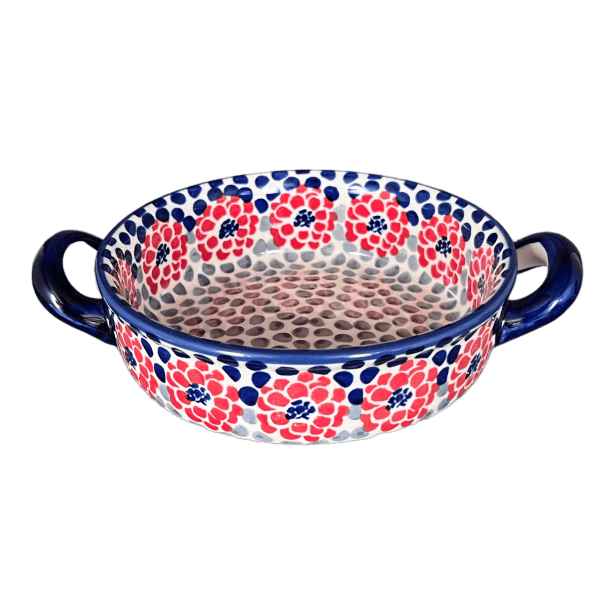 Casserole, Round, Small, 5" x 7.5" in "Falling Petals" by Manufaktura | Z153U-AS72