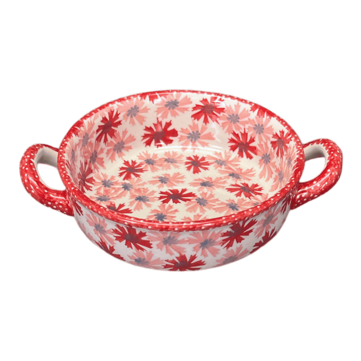 Casserole, Round, Small, 5" x 7.5" in "Scarlet Daisy" by Manufaktura | Z153U-AS73