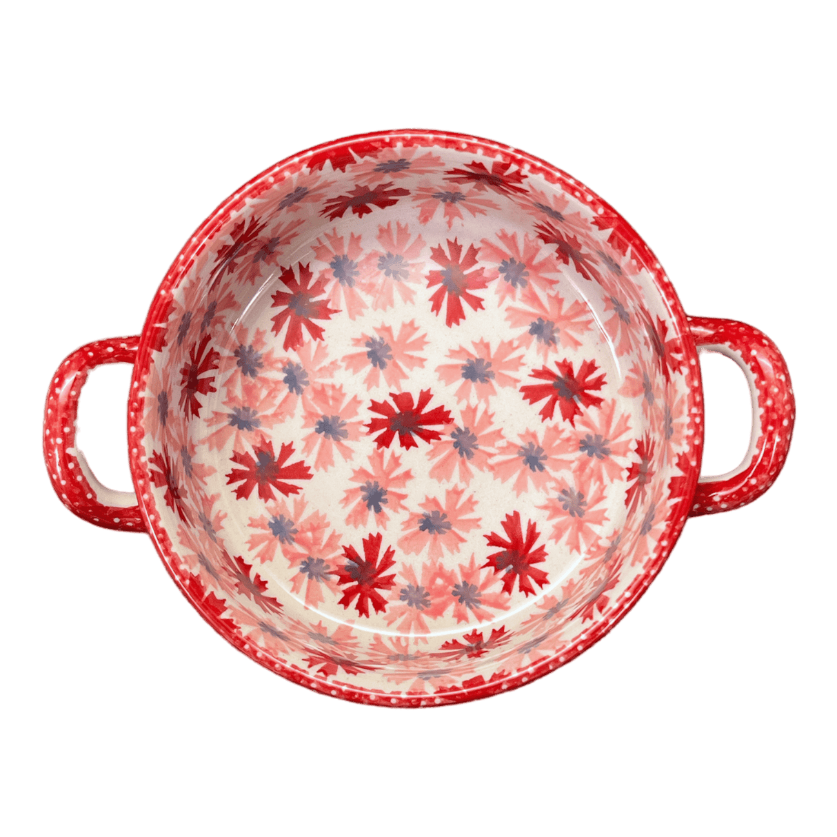 Casserole, Round, Small, 5" x 7.5" in "Scarlet Daisy" by Manufaktura | Z153U-AS73