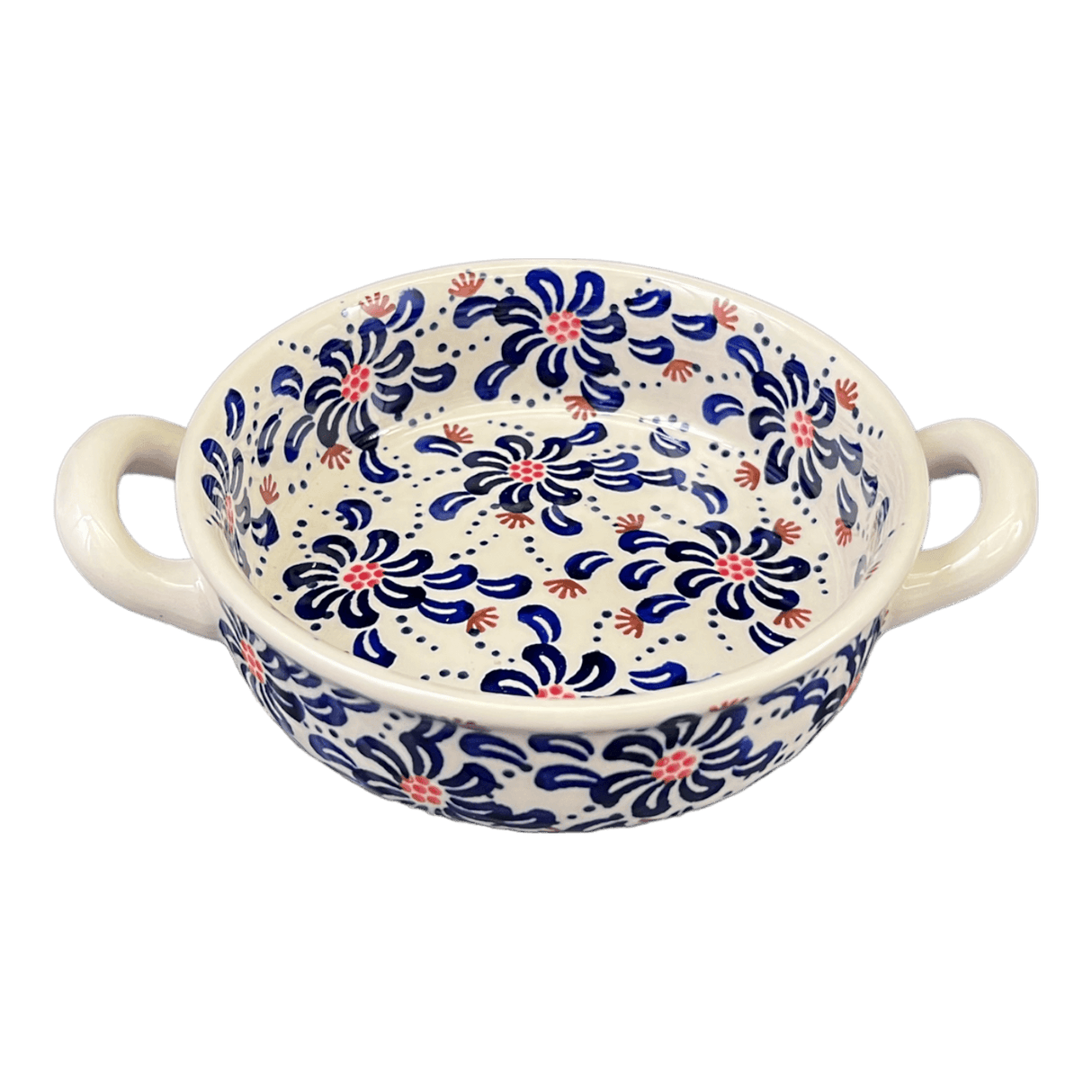 Casserole, Round, Small, 5" x 7.5" in "Floral Fireworks" by Manufaktura | Z153U-BSAS