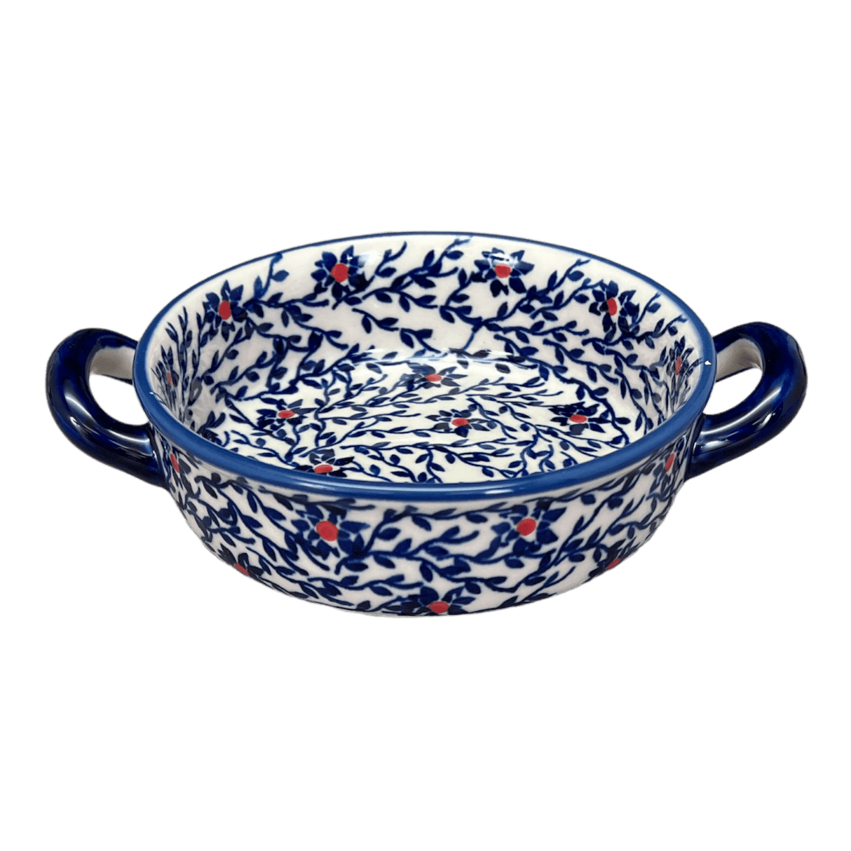 Casserole, Round, Small, 5" x 7.5" in "Blue Canopy" by Manufaktura | Z153U-IS04