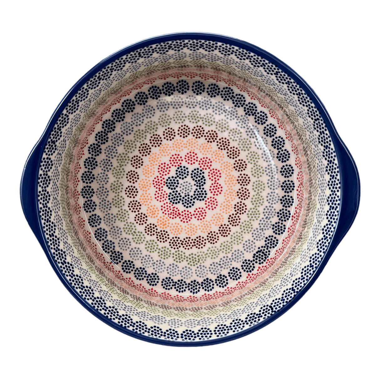 Baker, Round, Deep, 10" in "Speckled Rainbow" by Manufaktura | Z155M-AS37