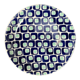 Plate, Round, Dessert, 7.25" in "Blue Retro" by Manufaktura | T131U-602A